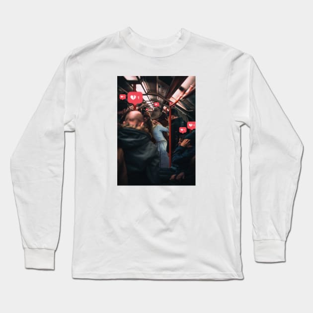 Non-Social Media Long Sleeve T-Shirt by plutonbey